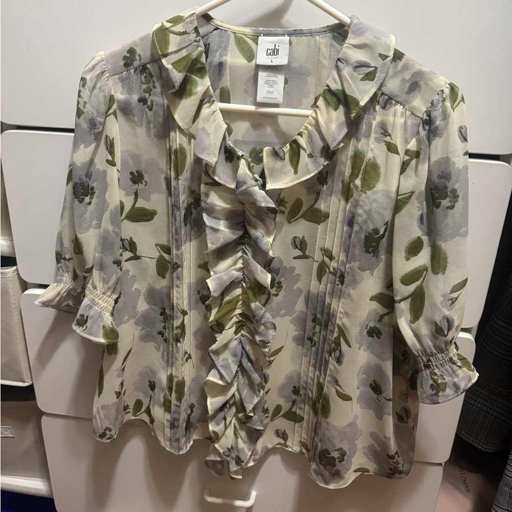 CAbi Cherish Blouse - Size Large